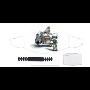 Mask / combo ( 3 pieces) cotton beautiful masks for your kids. Special price